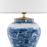 Лампа настольная Table Lamp Chinese Blue арт.112085