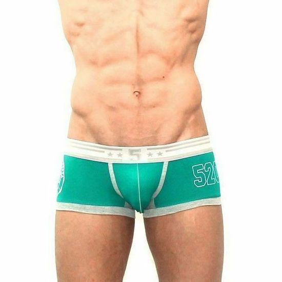 Мужские трусы хипсы зеленые CROOTA CR00055