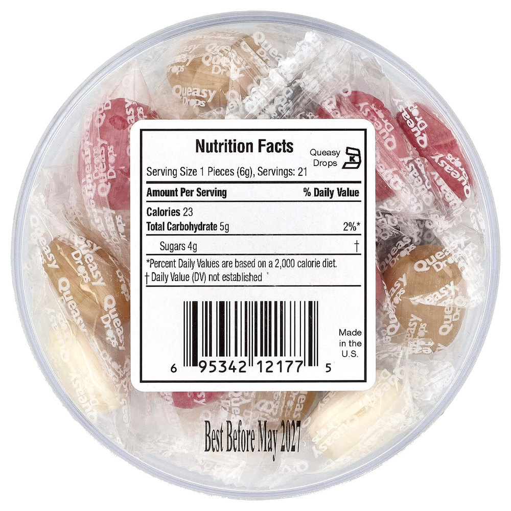 Preggie, Queasy™, капли, ассорти, 21 пастилка