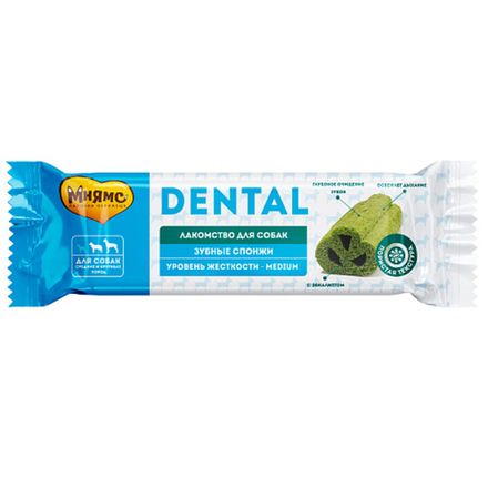 Спонжи МНЯМС Dental зубные с эвкалиптом 25 гр