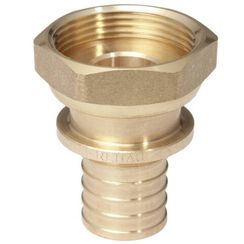 Переходник REHAU с накидной гайкой 32-1 1/2 RX+, бронза