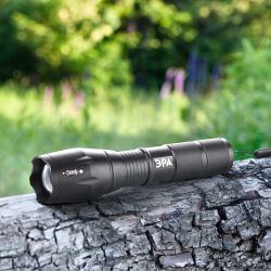 Светодиодный фонарь ЭРА UB-601 Титан ручной на батарейках алюминиевый | Универсальные  фонари