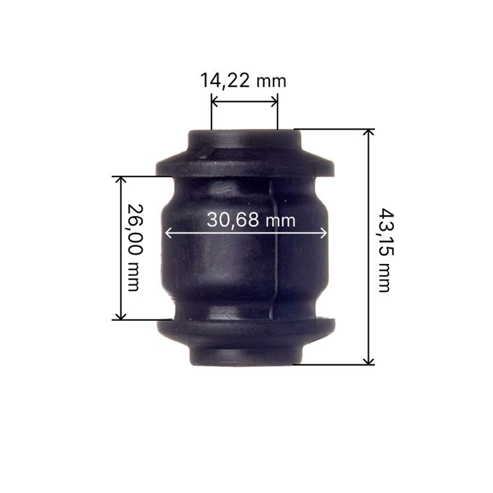 Сайлентблок задней нижней поперечной тяги Avantech ASB0103