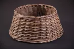 Корзина под елку, цельная, коричневая, ротанг