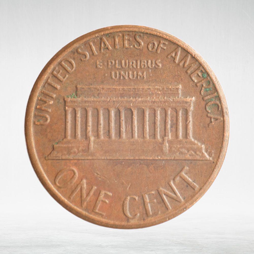 USA, 1 Cent, 1979 - Lincoln Memorial Cent, VF