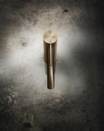Смеситель для раковины Gessi 316, однорычажный, с донным клапаном, цвет Brass Brushed PVD