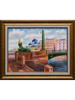 Картина маслом Египетский мост Чвырева