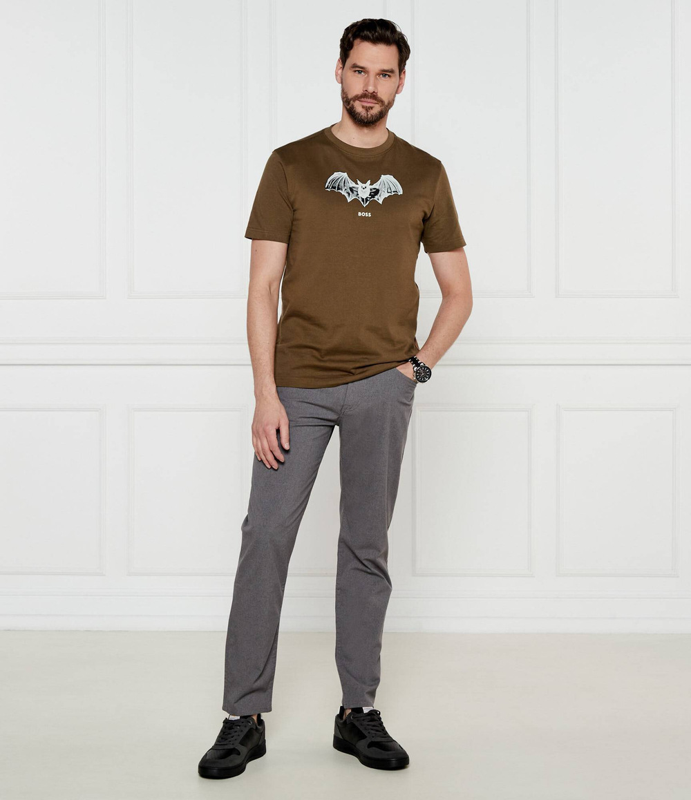 Футболка Te_Spiderbat BOSS ORANGE - хаки(50534924)