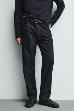 ZARA ДЖИНСЫ STRAIGHT FIT, ИНДИГО