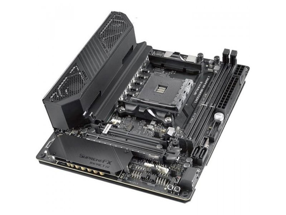 Материнская плата Asus ROG Crosshair Viii Impact, Socket AM4, AMD X570, mini-DTX, RTL [90MB11Q0-M0EAY0]