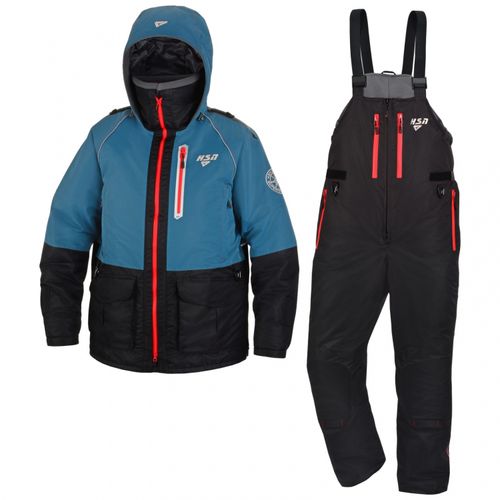 Костюм-поплавок мужской зимний "Rescuer VII comfort" -45, hardguard, бирюза, ХСН