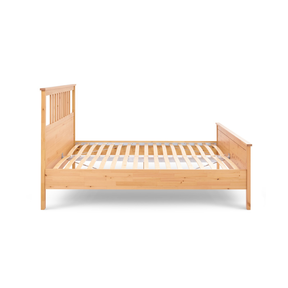 Двуспальная кровать, КЫМОР (HEMNES), 180х200 см, светло-коричневый