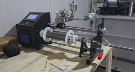 Окопный станок внутренняя размотка!!! Станок с лазером 190000 руб.