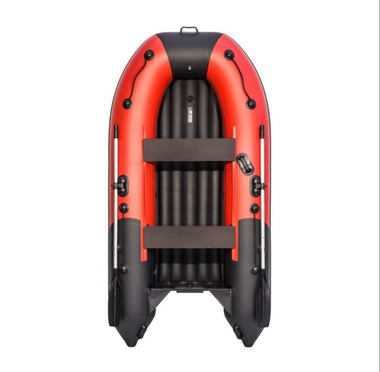 Лодка ПВХ Ривьера Компакт 3600 НДНД комби красный/черный