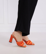 Кожаные шлепанцы Marella - оранжевый(65210234)