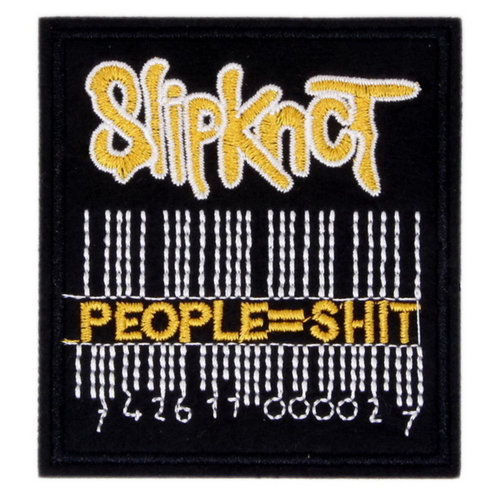 Нашивка Slipknot штрих код (297)