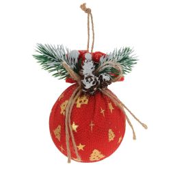 GAEM Набор из 3шт Украшение новогоднее "Шар", D 7.5 см, L23,5 W8 H11,5 см