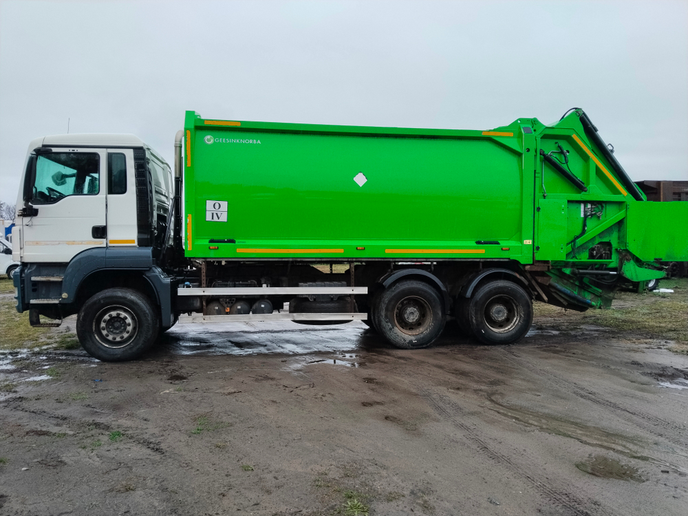 Завод специальной техники GPM* на шасси MAN TGS 6x4 Мусоровоз GPM IV 22H25P (Дизельный, 10,5 л, 360