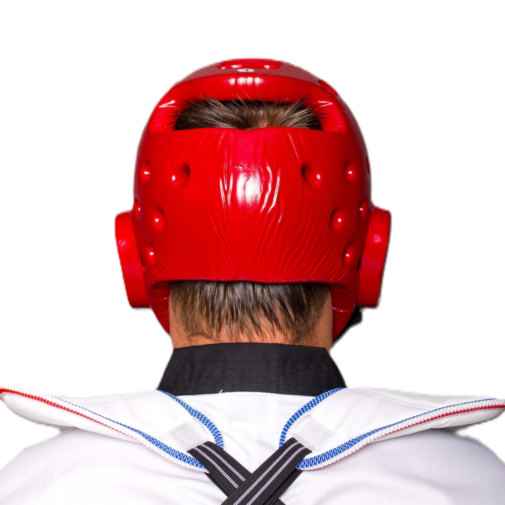 Шлем для тхэквондо ProfSport (усиленная защита) красный