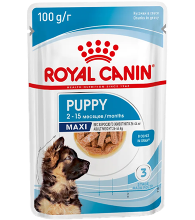 Роял Канин Maxi Puppy собаки/соус 100гр.