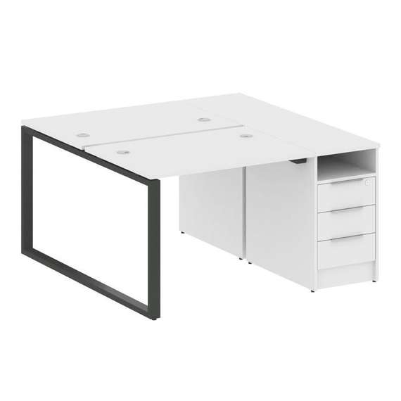 Метал Систем Рабочая станция с тумбой на О-образном м/к БО.РС-СТП-2.1