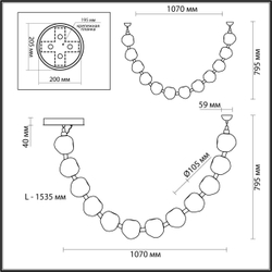 Подвес L-Vision Jemstone 5085/48L