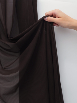 Сетка эластичная цвет мокко метражом (Турция)