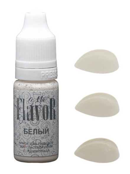 Краситель пищевой Mr.Flavor жирорастворимый Белый 10 мл