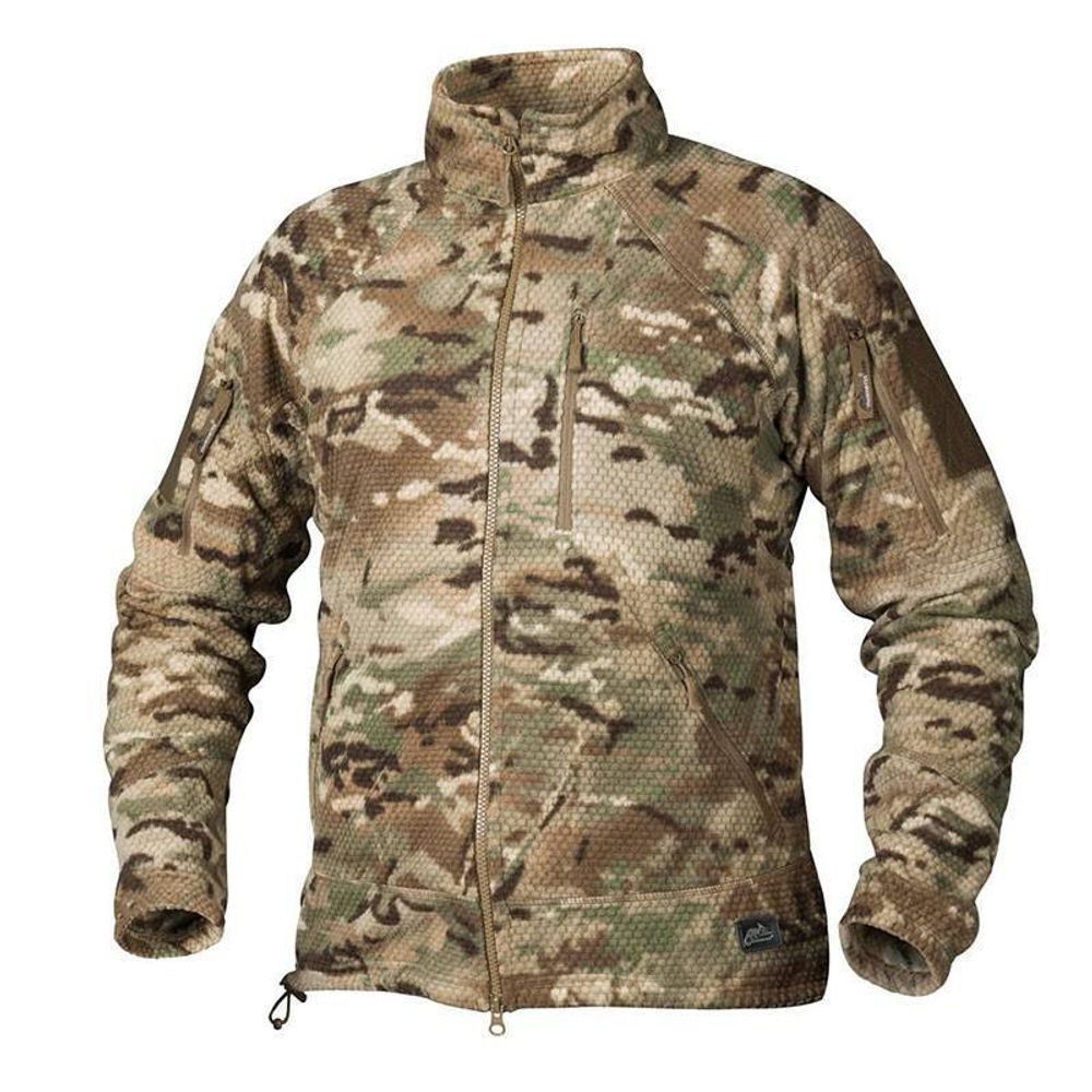 Кофта флисовая Alpha Tactical Helikon Multicam