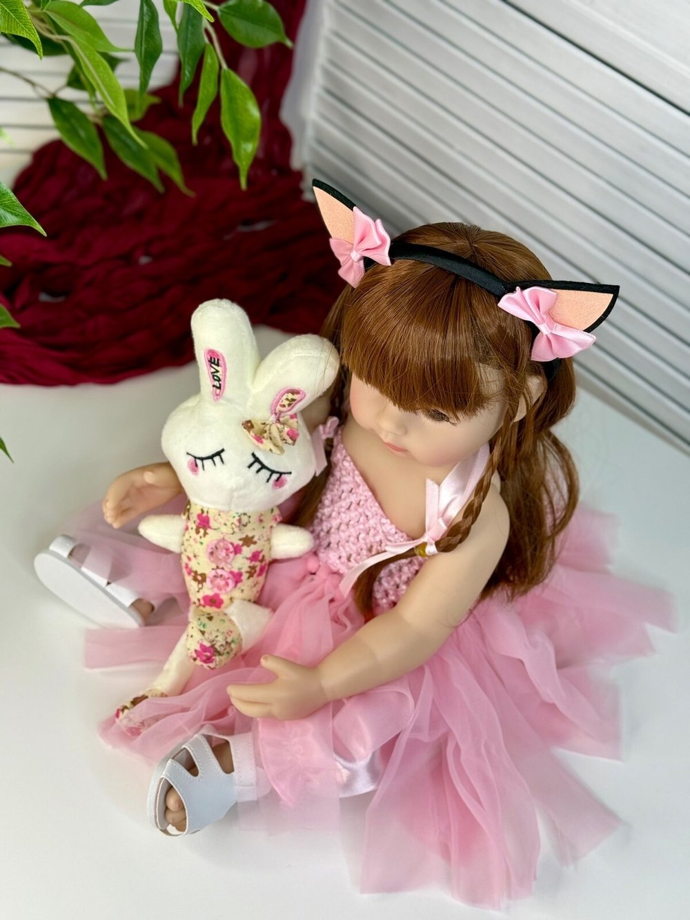 Кукла Реборн виниловая 48см в пакете (FA-063A)