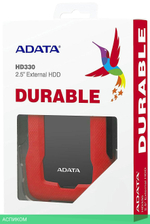 Внешний накопитель A-Data DashDrive Durable HD330 1Tb Red (AHD330-1TU31-CRD)