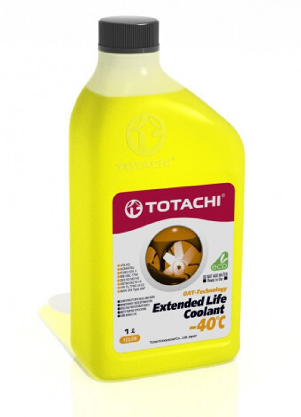 Антифриз 1кг желтый G12+ TOTACHI EXTENDED COOLANT