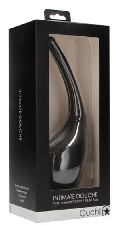 Черный анальный душ Intimate (Цвет: черный)