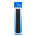 Пилка для ногтей наждачная на блистере прямая «Ultramarine», широкая, цвет черный,17,5*2,8см