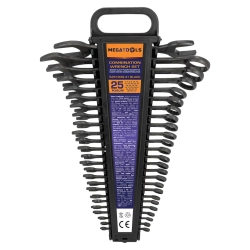 Набор ключей комбинированный 25пр. MEGATOOLS MT-5261D36-41 BLACK