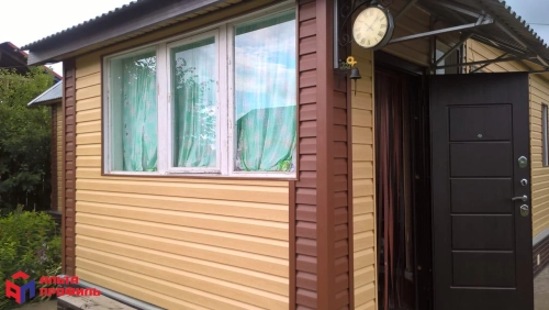 Сайдинг виниловый Альта-Профиль Корабельный брус Канада+ Премиум Дуб светлый 3660х230 мм