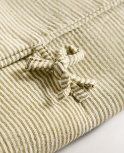 ZARA HOME ДЕТСКИЙ ПЕЛЕНАЛЬНЫЙ КОВРИК В ПОЛОСКУ, ЗЕЛЕНЫЙ