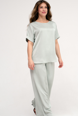 Блузка женская 4581з, оливковый #270Ола094581з