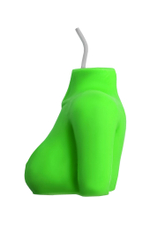 Зеленая сувенирная свеча «Женский силуэт»