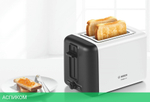 Тостер Bosch TAT3P421 белый/черный