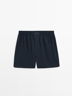 Massimo Dutti Трусы-боксеры, темно-синий