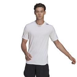 Мужское теннисное поло adidas Designed For Training T-Shirt Men - White