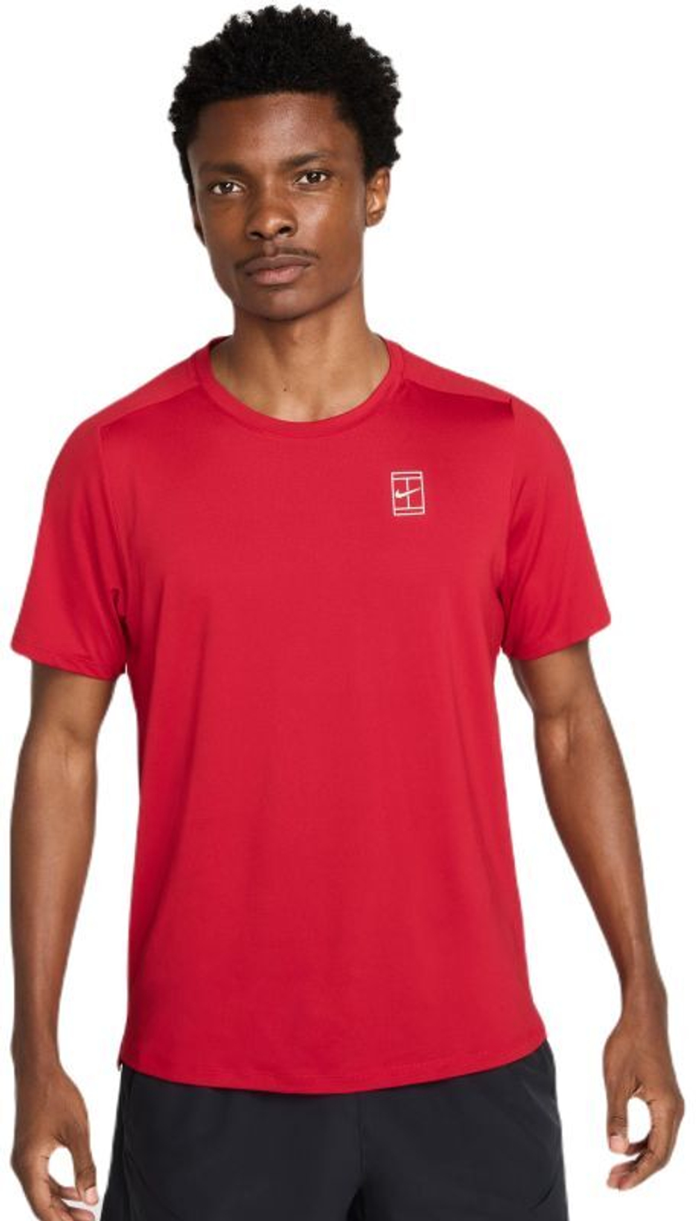 Мужская теннисная футболка Nike Court Advantage Dri-Fit Tennis - красный