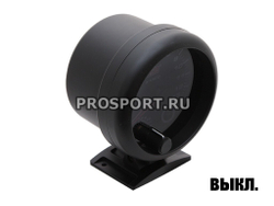 Указатель температуры выхлопных газов (95мм) внешняя вспышка, черный циферблат, супербелая подсветка