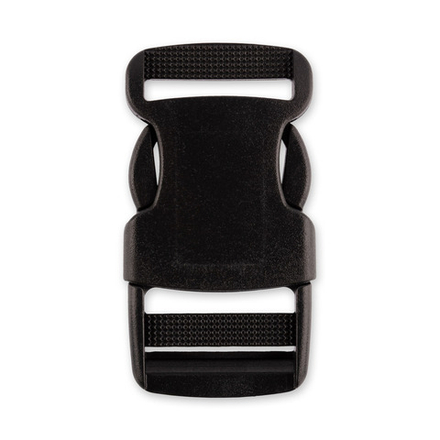 Фурнитура сумочная пластик  SB04   Пряжка-замок "фастекс ,черный,1 " ( 25 мм)