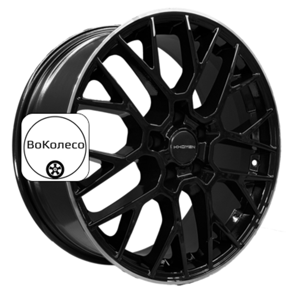 7x18/5x112 ET45 D57,1 KHW1818 (Karoq) Black MR Khomen Wheels