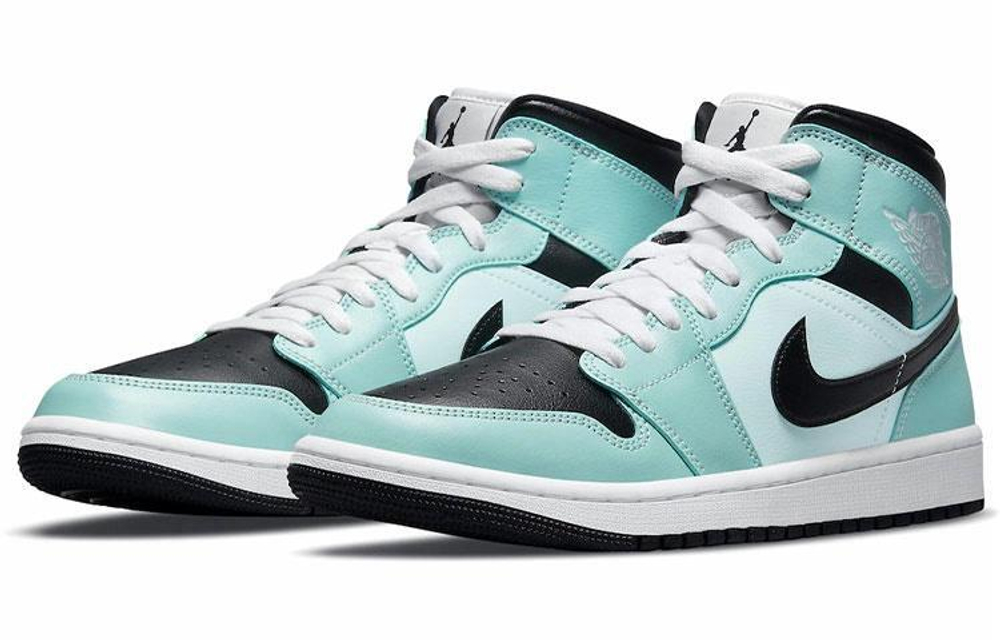 Кроссовки Jordan Air Jordan 1 Mid "Teal Tint" (Женская размерная сетка)