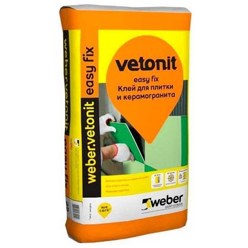 Плиточный клей Вебер Ветонит easy fix 25кг