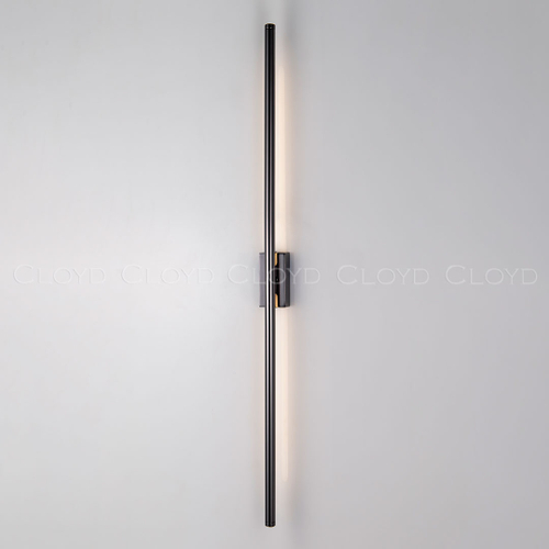 Бра Cloyd LINEAS-B W1 / выс. 100 см- 3000K - черный блестящий (арт.20455)