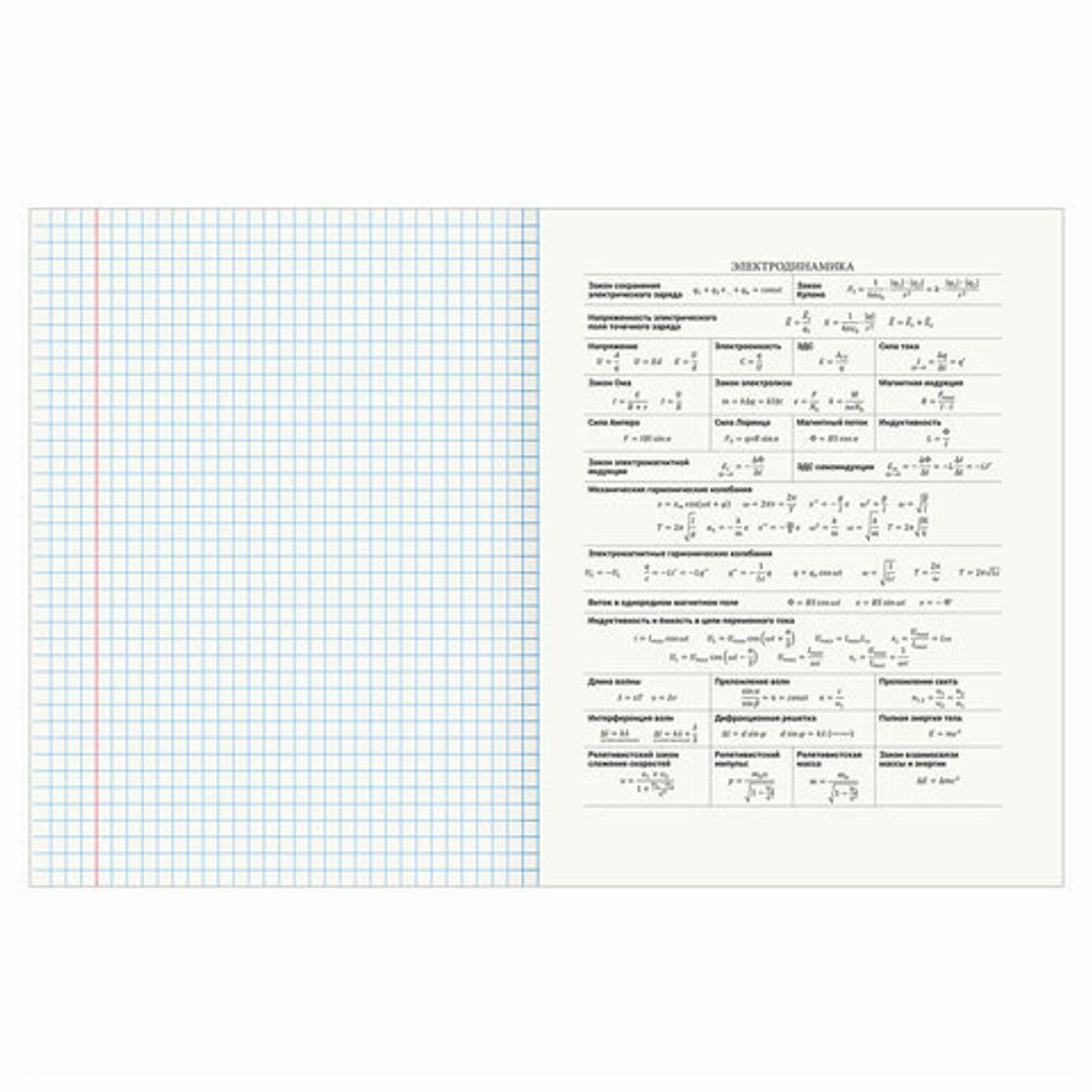 Тетрадь предметная "DELIGHT" 48 л., обложка картон, ФИЗИКА, клетка, BRAUBERG, 404578